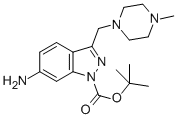 6-Amino-3-(4-methyl-piperazin-1-ylmethyl)-indazole-1-carboxylicacidtert-butylester Structure,887590-50-3Structure