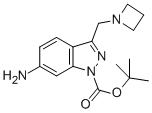 6-Amino-3-azetidin-1-ylmethyl-indazole-1-carboxylicacidtert-butylester Structure,887590-92-3Structure