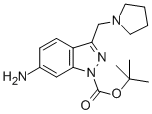 6-Amino-3-pyrrolidin-1-ylmethyl-indazole-1-carboxylicacidtert-butylester Structure,887590-95-6Structure