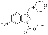 6-Amino-3-morpholin-4-ylmethyl-indazole-1-carboxylicacidtert-butylester Structure,887591-01-7Structure