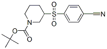 3-(4-Cyano-benzenesulfonyl)-piperidine-1-carboxylic acid tert-butyl ester Structure,887591-26-6Structure