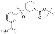 3-(3-Carbamoyl-benzenesulfonyl)-piperidine-1-carboxylic acid tert-butyl ester Structure,887591-29-9Structure