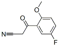 2-Cyano-1-(5-fluoro-2-methoxy-phenyl)-ethanone Structure,887591-34-6Structure