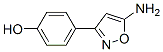 4-(5-Amino-isoxazol-3-yl)-phenol Structure,887591-61-9Structure