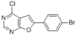 6-(4-Bromo-phenyl)-4-chloro-furo[2,3-d]pyrimidine Structure,887592-53-2Structure