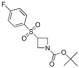 3-(4-氟苯磺?；?-氮雜啶-1-羧酸叔丁酯結(jié)構(gòu)式_887593-66-0結(jié)構(gòu)式