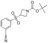 3-(3-Cyano-benzenesulfonyl)-azetidine-1-carboxylic acid tert-butyl ester Structure,887593-72-8Structure