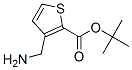 3-Aminomethyl-thiophene-2-carboxylic acid tert-butyl ester Structure,887594-90-3Structure