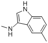 (5-Methyl-indol-3-yl)methylamine Structure,887596-96-5Structure