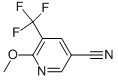 6-Methoxy-5-(trifluoromethyl)nicotinonitrile Structure,887707-29-1Structure