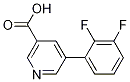 5-(2,3-Difluorophenyl)pyridine-3-carboxylic acid Structure,887973-47-9Structure