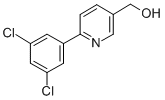 6-(3,5-Dichlorophenyl)-3-pyridinemethanol Structure,887974-84-7Structure