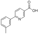 6-(3-Methylphenyl)nicotinic acid Structure,887976-22-9Structure