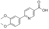 6-(3,4-Dimethoxyphenyl)nicotinic acid Structure,887976-58-1Structure