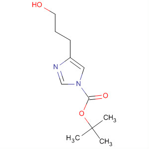 Tert-butyl 4-(3-hydroxypropyl)-1h-imidazole-1-carboxylate Structure,88811-36-3Structure