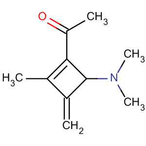 Ethanone, 1-[4-(dimethylamino)-2-methyl-3-methylene-1-cyclobuten-1-yl]- Structure,88830-18-6Structure