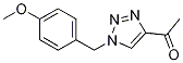 1-[1-(4-Methoxy-benzyl)-1H-[1,2,3]triazol-4-yl]-ethanone Structure,88860-93-9Structure