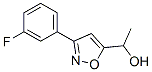 5(1-Hydroxyethyl)-3(3-fluorophenyl)-isoxazole Structure,889938-98-1Structure