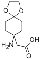 2-(8-Amino-1,4-dioxaspiro[4.5]decan-8-yl)acetic acid Structure,889949-15-9Structure