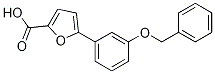 5-(3-(Benzyloxy)phenyl)furan-2-carboxylicacid Structure,889951-77-3Structure