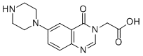 (4-Oxo-6-piperazin-1-yl-4h-quinazolin-3-yl)-acetic acid Structure,889958-08-1Structure