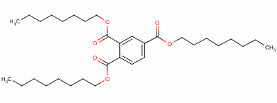 偏苯三酸三辛酯結(jié)構(gòu)式_89-04-3結(jié)構(gòu)式