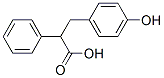 3-(4-Hydroxyphenyl)-2-phenylpropionic acid Structure,89-23-6Structure