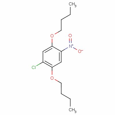 1,4-Dibutoxy-2-chloro-5-nitrobenzene Structure,89-30-5Structure