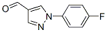 1-(4-Fluorophenyl)-1H-pyrazole-4-carbaldehyde Structure,890652-03-6Structure