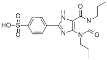 1,3-Dipropyl-8-p-sulfophenylxanthine Structure,89073-57-4Structure