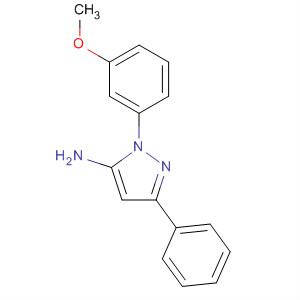 1-(3-Methoxyphenyl)-3-phenyl-1h-pyrazol-5-amine Structure,890764-19-9Structure