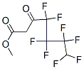 4,4,5,5,6,6,7,7-八氟-3-氧庚酸甲酯結(jié)構(gòu)式_89129-69-1結(jié)構(gòu)式