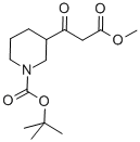 Tert-butyl 3-(3-methoxy-3-oxopropanoyl)piperidine-1-carboxylate Structure,891494-65-8Structure