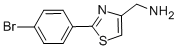 [2-(4-Bromophenyl)thiazol-4-yl]methylamine Structure,89152-87-4Structure