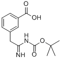 3-(2-Tert-butoxycarbonylamino-2-imino-ethyl)-benzoic acid Structure,891782-64-2Structure