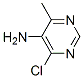 Pyrimidine, 5-amino-4-chloro-6-methyl- (7ci) Structure,89182-18-3Structure