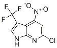 1H-pyrrolo[2,3-b]pyridine, 6-chloro-4-nitro-3-(trifluoromethyl)- Structure,892414-50-5Structure