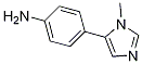 4-(1-Methyl-1h-imidazol-5-yl)benzenamine Structure,89250-15-7Structure