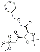 2-((4r,5s)-5-(2-(芐氧基)乙?；?-2,2-二甲基-1,3-二氧雜烷-4-基)-2-氧代乙基磷酸二甲酯結(jié)構(gòu)式_89291-74-7結(jié)構(gòu)式