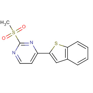 4-Benzo[b]thien-2-yl-2-(methylsulfonyl)pyrimidine Structure,893434-89-4Structure