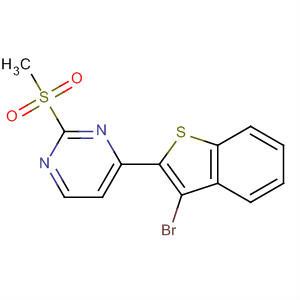 4-(3-Bromobenzo[b]thien-2-yl)-2-(methylsulfonyl)pyrimidine Structure,893434-91-8Structure