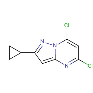 5,7-Dichloro-2-cyclopropyl-pyrazolo[1,5-a]pyrimidine Structure,893447-41-1Structure