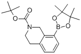 Tert-butyl 8-(4,4,5,5-tetramethyl-1,3,2-dioxaborolan-2-yl)-3,4-dihydroisoquinoline-2(1h)-carboxylate Structure,893566-73-9Structure