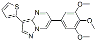 3-Thiophen-2-yl-6-(3,4,5-trimethoxy-phenyl)-pyrazolo[1,5-a]pyrimidine Structure,893613-09-7Structure