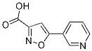 5-(3-Pyridinyl)-3-isoxazolecarboxylic acid Structure,893638-39-6Structure