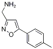 {[5-(4-Methylphenyl)isoxazol-3-yl]methyl}amine Structure,893639-11-7Structure