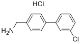 C-(3-chloro-biphenyl-4-yl)-methylaminehydrochloride Structure,893649-04-2Structure