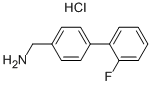 C-(2-fluoro-biphenyl-4-yl)-methylaminehydrochloride Structure,893649-05-3Structure