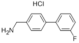 C-(3-fluoro-biphenyl-4-yl)-methylaminehydrochloride Structure,893649-06-4Structure