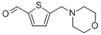 5-(Morpholinomethyl)thiophene-2-carbaldehyde Structure,893744-01-9Structure